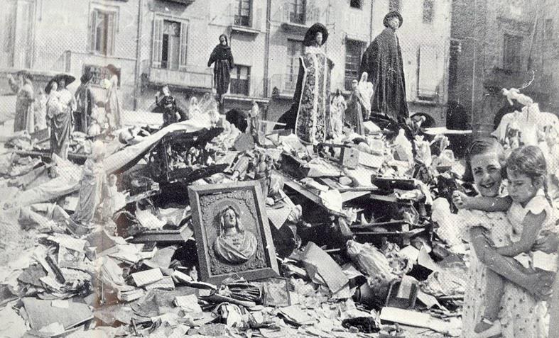 Demolishing Churches was part of Red terror.