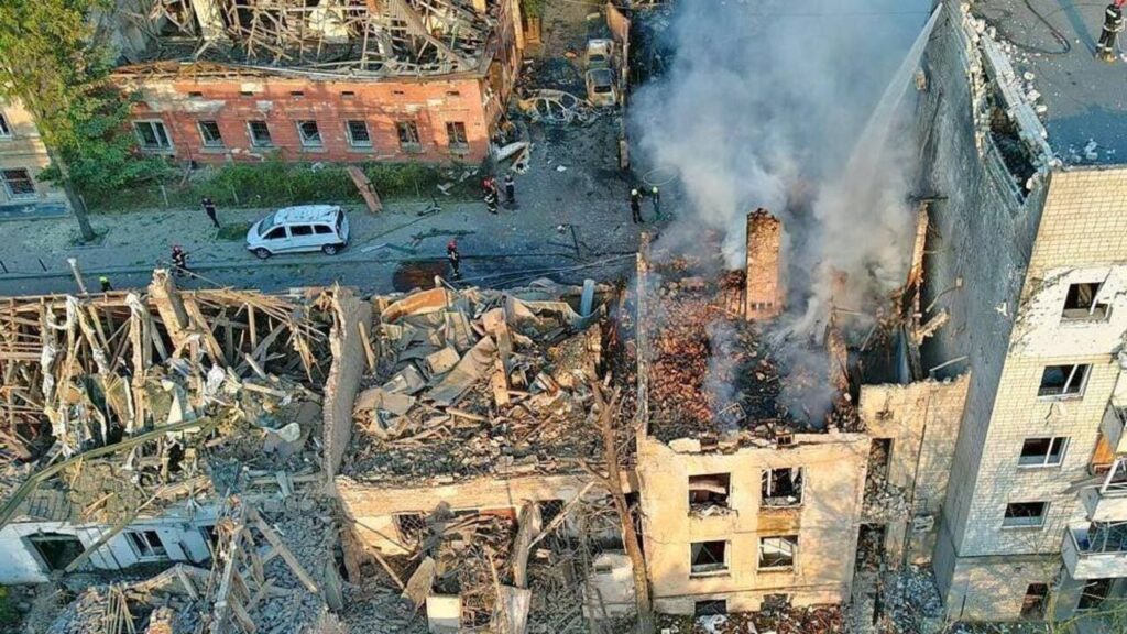 Results of Russian bombing of Lviv, Sept 4th 2024